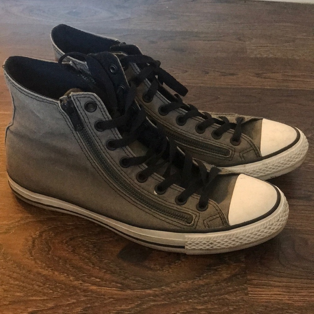Grey Converse Zip All Stars